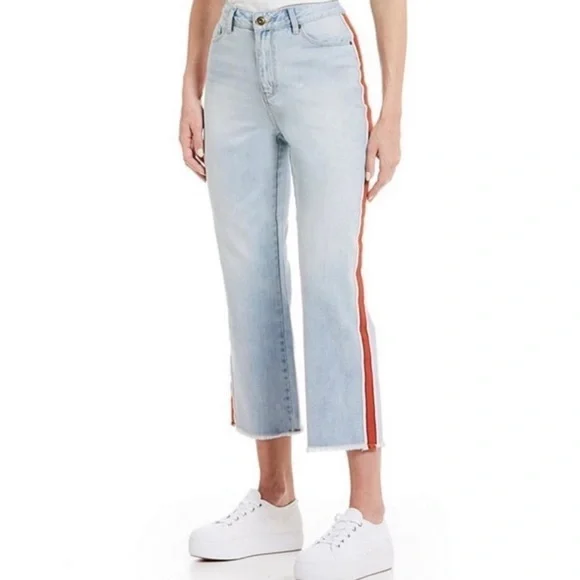 A Loves A Side Ribbon Flare Denim - Picture 2 of 6